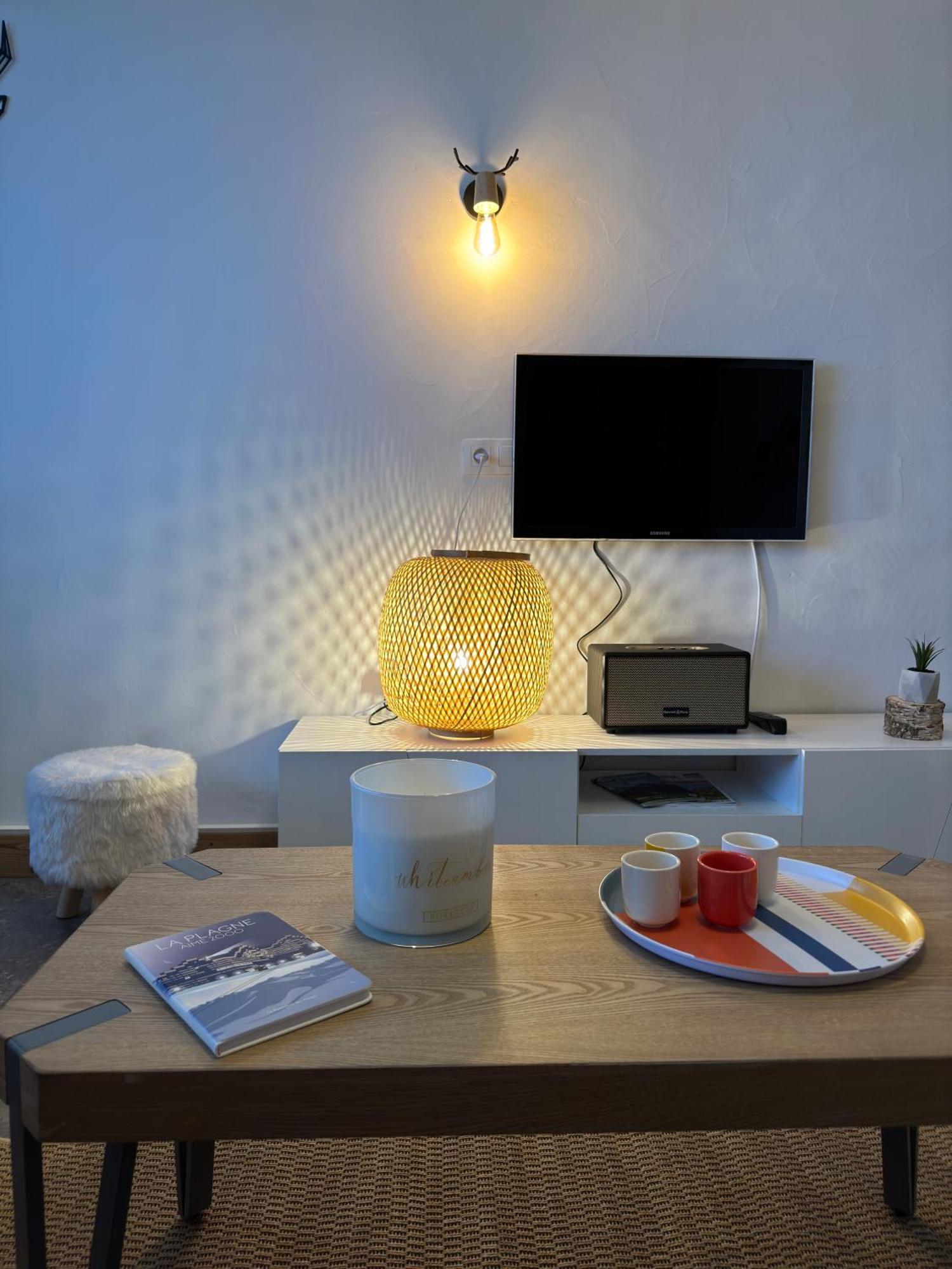 Paquebot Des Neiges - Appartement 4 Personnes - Vue Mont Blanc La Plagne Dış mekan fotoğraf