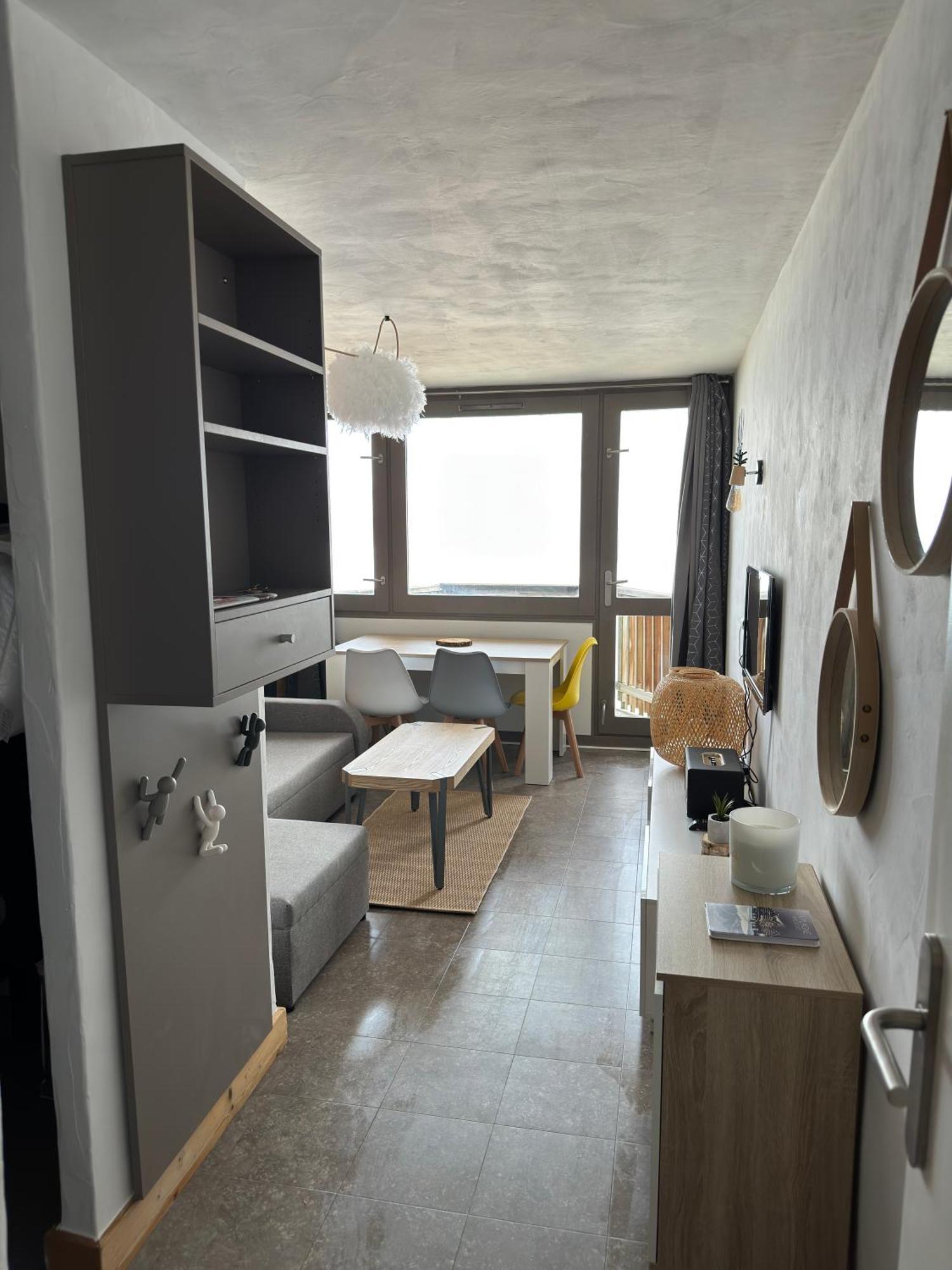 Paquebot Des Neiges - Appartement 4 Personnes - Vue Mont Blanc La Plagne Dış mekan fotoğraf