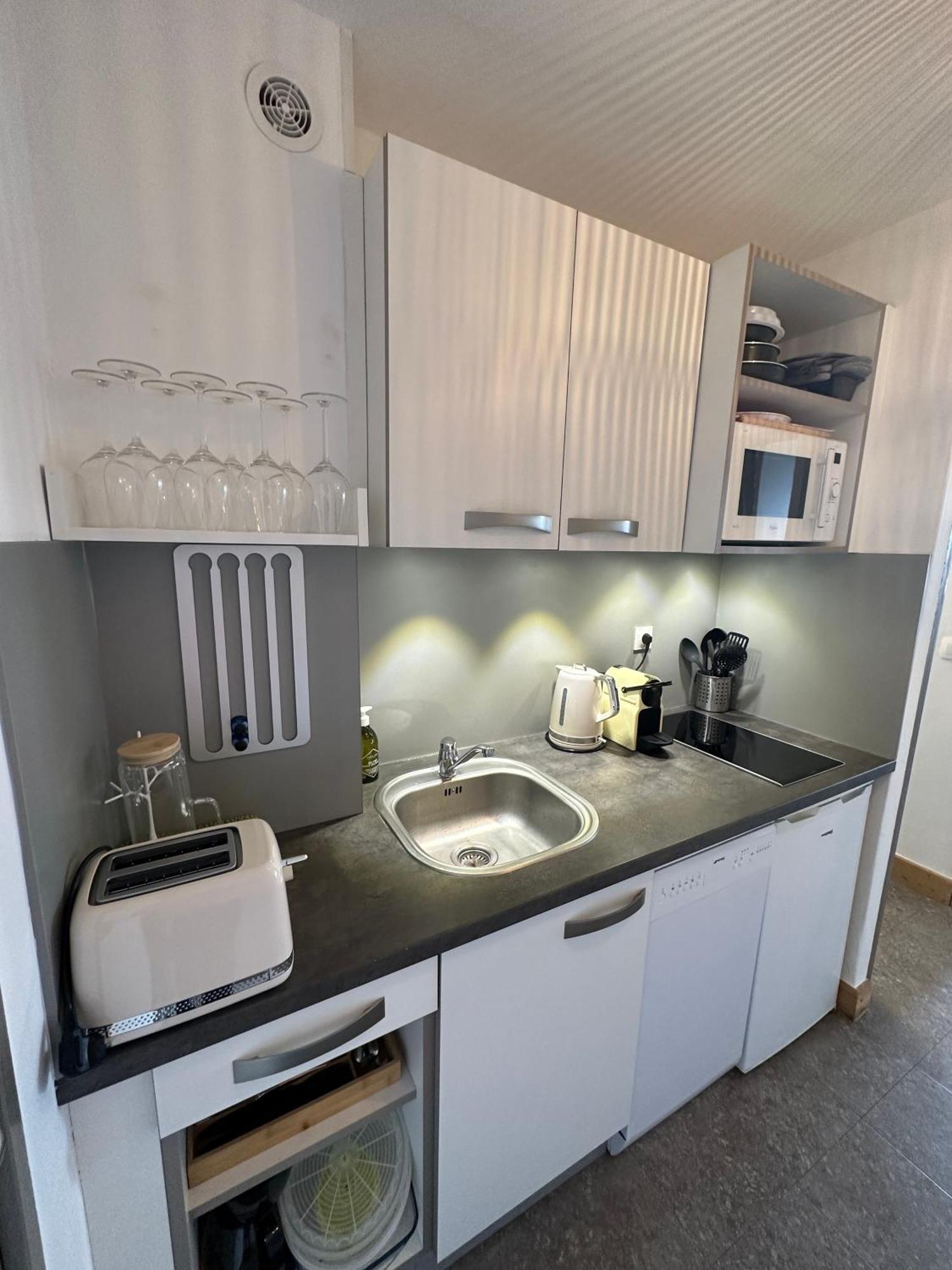 Paquebot Des Neiges - Appartement 4 Personnes - Vue Mont Blanc La Plagne Dış mekan fotoğraf